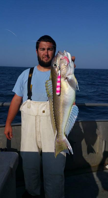 52# tilefish caught on jig (not bait at all)